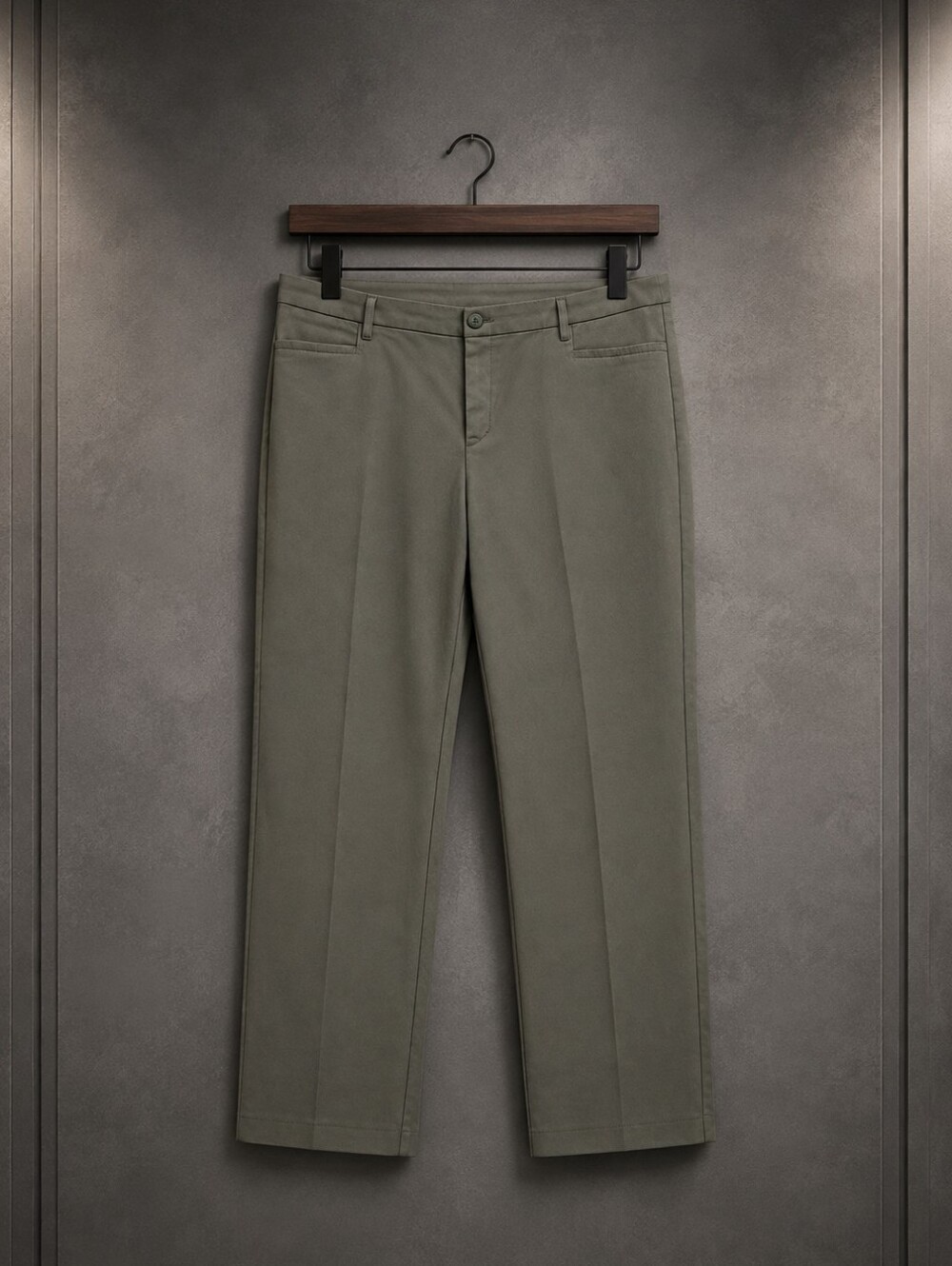 CJ Banks Olive Green Dress Pants Straight Leg Plus Size 18W